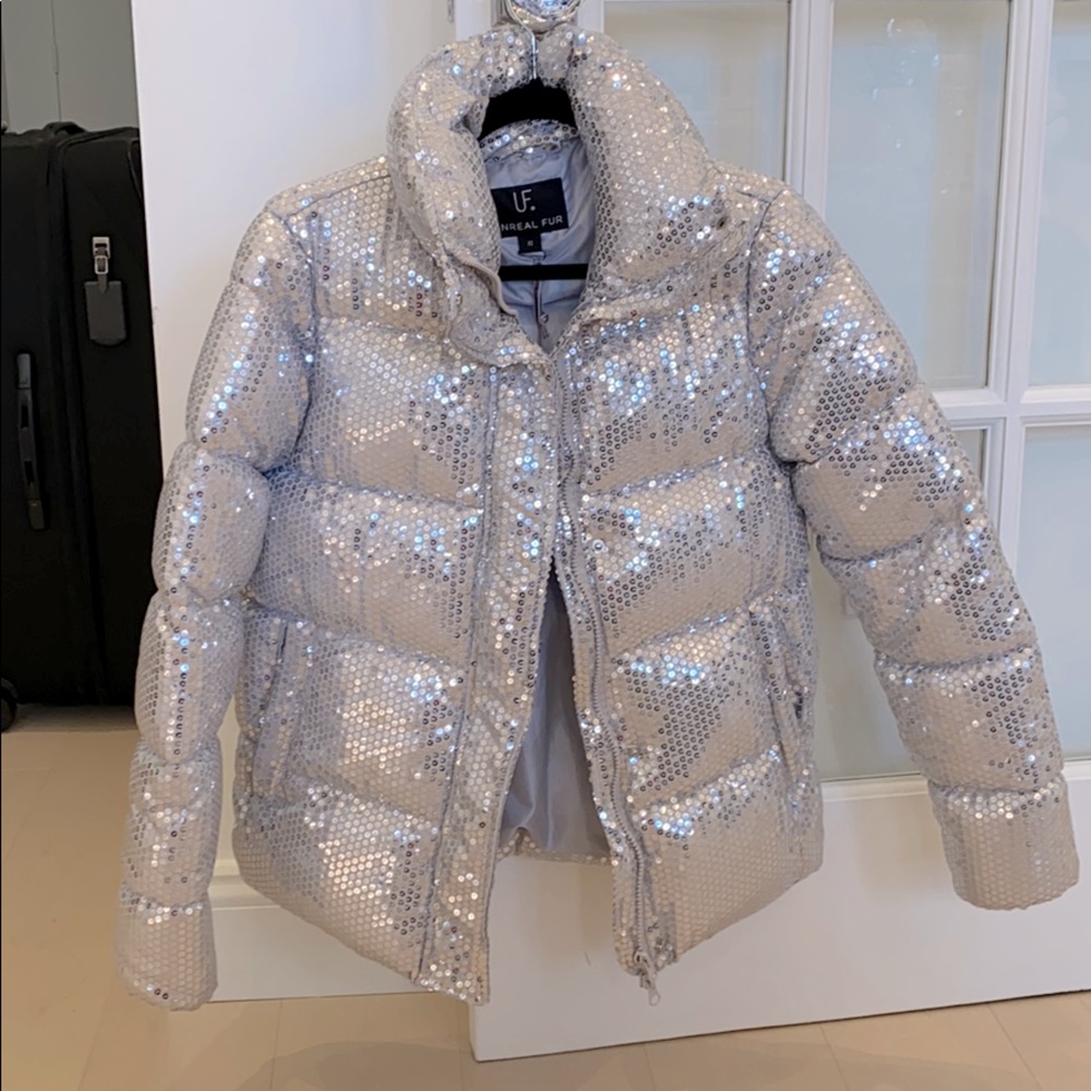 SEQUIN BOMBER JACKET